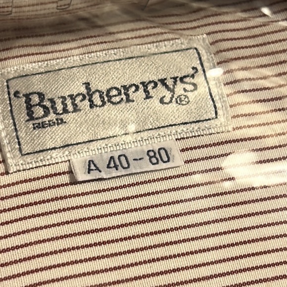 Burberrys Authentic Dress Shirt A 40/80 Men's Long Sleeve Casual - Picture 6 of 9